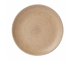 by fonQ Mixed Ceramics Ontbijtborden 4st. - Ø22 cm - Zand