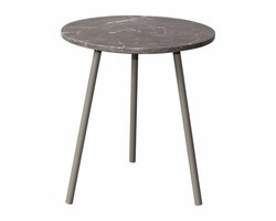 by fonQ Vein Bijzettafel H51 x Ø45 cm - Bruin
