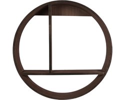 By Geluk wandrek rond muur decoratie wooonkamer - 37x7,5 cm mdf hout