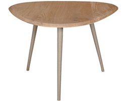by Mooss - Bijzettafel - Green Gray - Driehoek - Metaal - Hout - L - Trendy