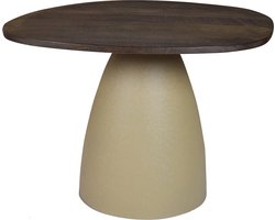 by Mooss - Bijzettafel - Oil Antique - Hout - Metaal - Stoer - Trendy - Minimalistisch