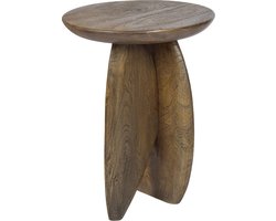 by Mooss - Bijzettafel - Oil Antique - Organisch - Hout - Retro - Rond