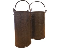 by Mooss - Emmer - Set van 2 - Metaal - Decoratief