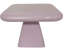 by Mooss - Enamel - Salontafel - Lila - Licht Paars - Light Purple - Small - 36.00 x 36.00 x 35.00 cm - Hoogglans - Metaal
