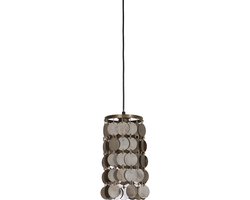 By Mooss - Hanglamp Vineer Antique Brass - Ø22 cm - H32 cm - Industriële Hanglamp - Plafondlamp - Woonkamer - Eetkamer