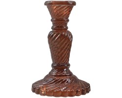 by Mooss - Kandelaar - Glas - Kaanch - Brown - 16cm - Trendy
