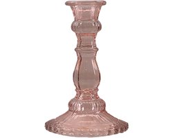 by Mooss - Kandelaar - Glas - Kaanch - Pink - 17cm