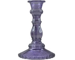 by Mooss - Kandelaar - Glas - Kaanch - Purple - 17cm - Trendy