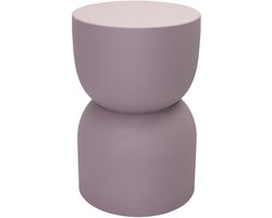 by Mooss - Paudar - by Mooss - Paudar - Purple - Lila - Bijzettafel - Kruk - Gepoedercoat - Metaal - Ø 30 cm - 46 cm - Paars