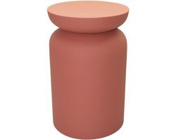 by Mooss - Paudar - by Mooss - Paudar - Terra - Bijzettafel - Kruk - Gepoedercoat - Metaal - Ø 30 cm - 46 cm - Terra