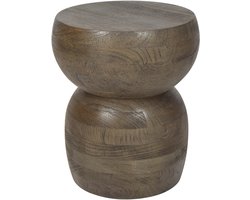 by Mooss - Salontafel - Bijzettafel - Rond - Oil Antique - Ø 35 cm - Japandi - Trendy - Minimalistich - Hip