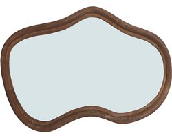 by Mooss - Spiegel - Old Brown - 80x50cm - Organisch - Vrolijk - Trendy - Hip - Uniek