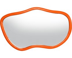 by Mooss - Spiegel - Orange - Oranje - 110x65cm - Organisch - Vrolijk - Trendy - Hip - Uniek