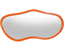by Mooss - Spiegel - Orange - Oranje - 140x70cm - Organisch - Vrolijk - Trendy - Hip - Uniek
