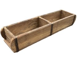 by Mooss - Steenmal - Dubbel - Stoer - Sober - Landelijk - Hout - Baksteen mal - Uniek - Decoratief