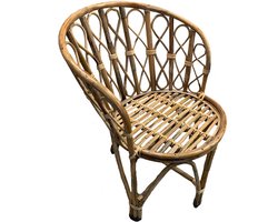 by Mooss - Stoel - Rotan - Goa - Ø 55 cm - Riet - Rond - Sfeervol - Botanisch