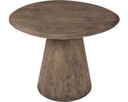 by Mooss - Tafel - Bijzettafel - Salontafel - Oil Antique - Hout - 60x50 cm - Organisch - Trendy