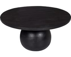 by Mooss - Tafel - Salontafel - Zwart - L - Ronde poot - Bol