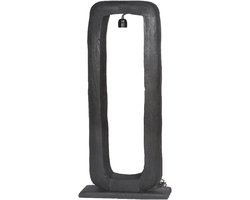 by Mooss - Vloerlamp - Bali - Zwart - Robuust - Hout - Stoer - Eyecatcher - Design - Uniek - Mangohout - Modern