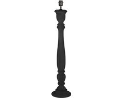 by Mooss - Vloerlamp - Boston - Sunburn - Zwart - Hout - Robuust - Balluster - Woonkamer - Stoer - Hip - Trendy - Landelijk
