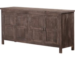 by Mooss - Wandmeubel - Dressoir - Bruin - Hout - Umber - Landelijk - Deuren - Kast