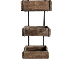 by Mooss - Wandrek - Steenmal - 3 Laags - Stoer - Sober - Landelijk - Hip - Trendy - Decoratie - Decoratief - Gezellig