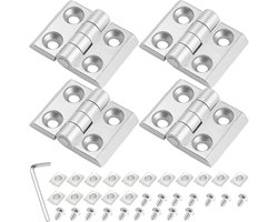 By Shayne ® Opvouwbare Scharnieren voor Kleine Meubels en DIY Projecten - Set van 4 Stuks