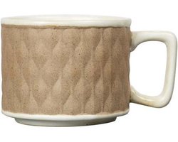 ByOn - Lexus set 6 x Koffiekopje - Scandinavisch design - beige/wit