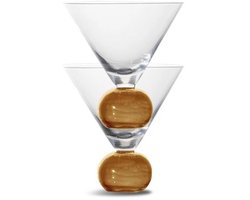 Byon Spice glas set van 2 24cl clear / amber