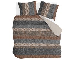Byrklund Dekbedovertrek Animal Stripes - 200x220 - 100% Polyester - Beige