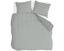 Byrklund Dekbedovertrek Arc Fusion - 200x220 - 100% Polyester - Groen / Wit