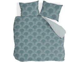 Byrklund Dekbedovertrek Curved Space - 200x220 - 100% Polyester - Groen