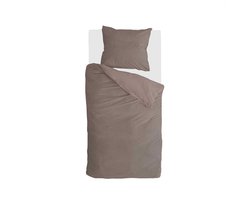 Byrklund Dekbedovertrek Favorite Fuzzle - 200x220 - 100% Polyester - Bruin
