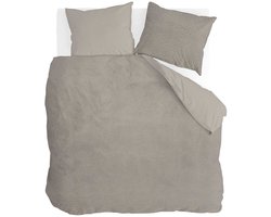Byrklund Dekbedovertrek Favorite Fuzzle - 200x220 - 100% Polyester - Taupe