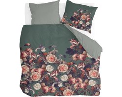 Byrklund Dekbedovertrek Flower Bomb - 200x220 - 100% Katoen - Groen