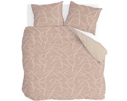 Byrklund Dekbedovertrek Fluid Shapes - 200x220 - 100% Polyester - Roze