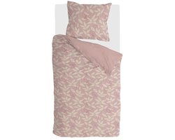 Byrklund Dekbedovertrek Fresh Garden - 140x220 - 100% Polyester - Roze