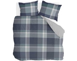 Byrklund Dekbedovertrek Preppy Squares - 200x220 - 100% Polyester - Blauw