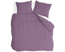 Byrklund Dekbedovertrek Pure & Plain - 200x220 - 100% Katoen (BCI) - Paars