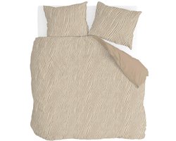 Byrklund Dekbedovertrek Sandy Lines - 200x220 - 100% Polyester - Beige