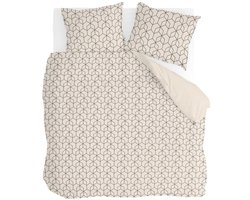 Byrklund Dekbedovertrek Sharp Angles - 200x220 - 100% Polyester - Beige