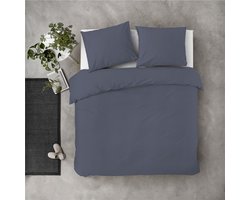 Byrklund Dekbedovertrek Sleep Softly - 155x220 - 100% Katoen - Donker Blauw