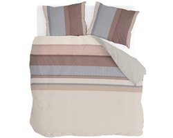 Byrklund Dekbedovertrek Striped Chic - 200x220 - 100% Polyester - Taupe