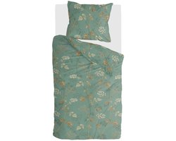 Byrklund Dekbedovertrek Vera - 140x220 - 80% Polyester / 20% Katoen - Groen