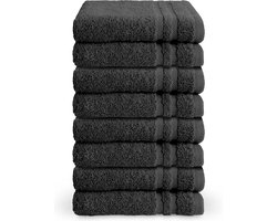 Byrklund gastendoekjes 30x50 - set van 8 - Hotelkwaliteit - Antraciet