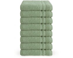 Byrklund gastendoekjes 30x50 - set van 8 - Hotelkwaliteit - Jade