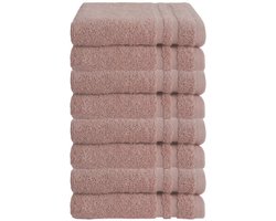 Byrklund gastendoekjes 30x50 - set van 8 - Hotelkwaliteit - Oud Roze