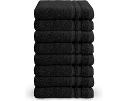Byrklund gastendoekjes 30x50 - set van 8 - Hotelkwaliteit - Zwart