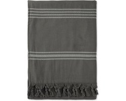 Byrklund Hamamdoek Hamam Basics - 90x170 - 95% Katoen / 5% Polyester - Antraciet