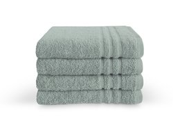 Byrklund Handdoek - Set van 6 - Hotelkwaliteit - 100% katoen (BCI) - 500 g/m² - 50x100 cm - Zeeblauw